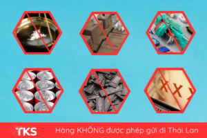 Hàng không được phép gửi đi Thái Lan